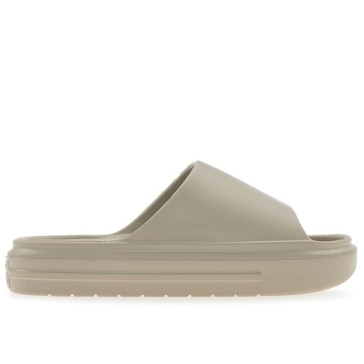 Klapki damskie Converse Essential Slide A12175C - beżowe ze sklepu streetstyle24.pl w kategorii Klapki damskie - zdjęcie 184553339