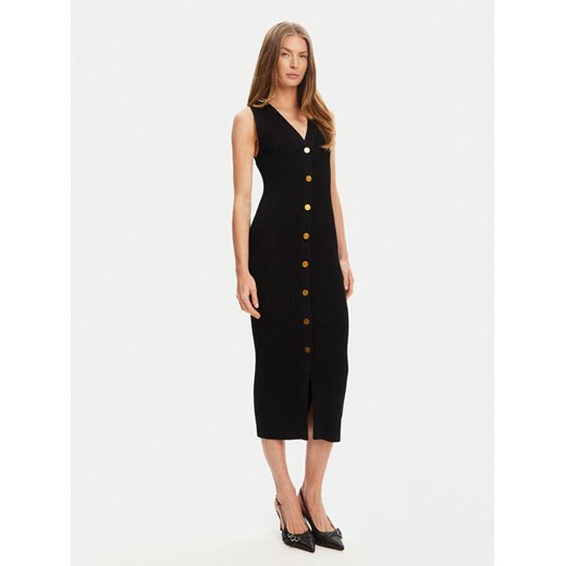 MICHAEL Michael Kors Sukienka dzianinowa MT5832533D Czarny Slim Fit ze sklepu MODIVO w kategorii Sukienki - zdjęcie 184553457