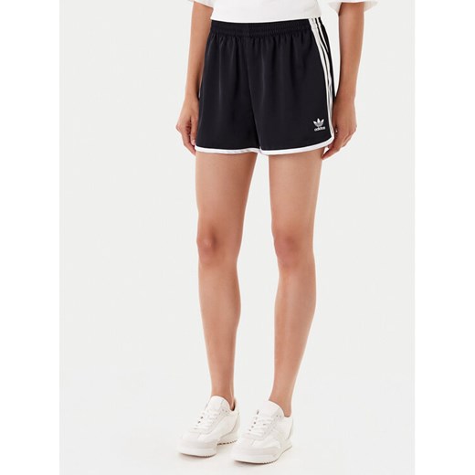adidas Szorty sportowe adicolor 3-Stripes Sprinter JD3119 Czarny Loose Fit ze sklepu MODIVO w kategorii Szorty - zdjęcie 184553465