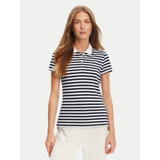 U.S. Polo Assn. Polo WUP1310 Granatowy Regular Fit ze sklepu MODIVO w kategorii Bluzki damskie - zdjęcie 184553507