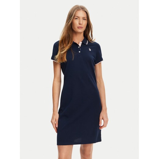 U.S. Polo Assn. Sukienka codzienna WUP1312 Granatowy Regular Fit ze sklepu MODIVO w kategorii Sukienki - zdjęcie 184553528