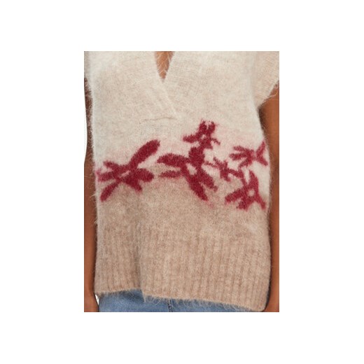 Munthe Sweter Purulia 252160125272 Beżowy Loose Fit Munthe 34 MODIVO