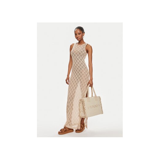 Pinko Torebka Beach Shopping PE 24 PLTT 100782 A1X1 Beżowy Pinko 00 MODIVO