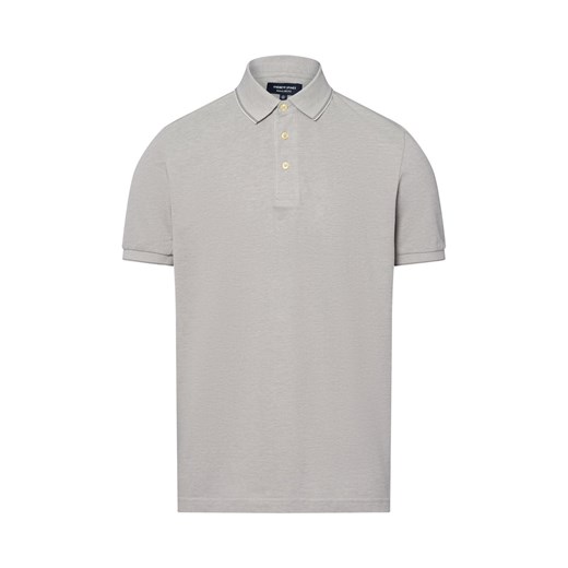 Andrew James Męska koszulka polo Mężczyźni Bawełna jasny szary marmurkowy ze sklepu vangraaf w kategorii T-shirty męskie - zdjęcie 184554185