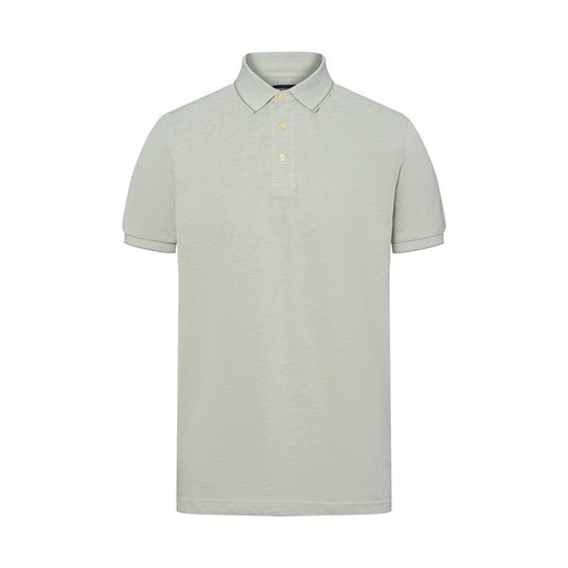 Andrew James Męska koszulka polo Mężczyźni Bawełna seledynowy marmurkowy ze sklepu vangraaf w kategorii T-shirty męskie - zdjęcie 184554186