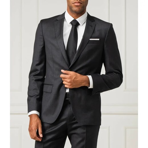 BOSS BLACK Wełniana marynarka Huge 6 | Slim Fit ze sklepu Gomez Fashion Store w kategorii Marynarki męskie - zdjęcie 184554876