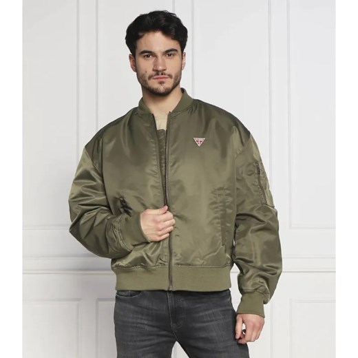 GUESS Kurtka bomber guess x brandalised with graffiti by banksy | Regular Fit ze sklepu Gomez Fashion Store w kategorii Kurtki męskie - zdjęcie 184554918