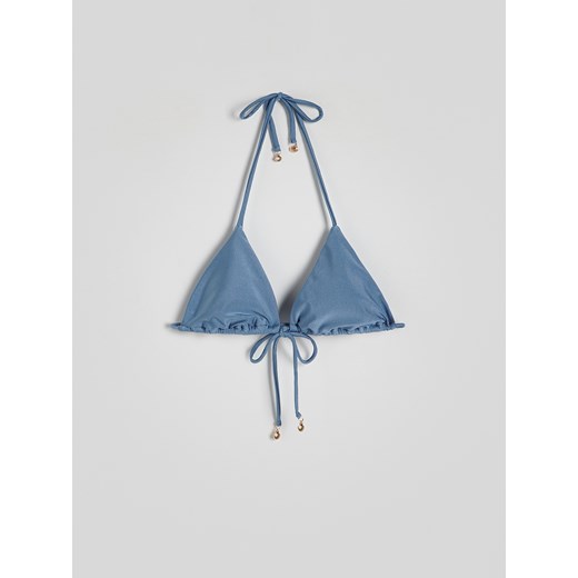 Reserved - Góra od bikini - niebieski Reserved XL promocyjna cena Reserved