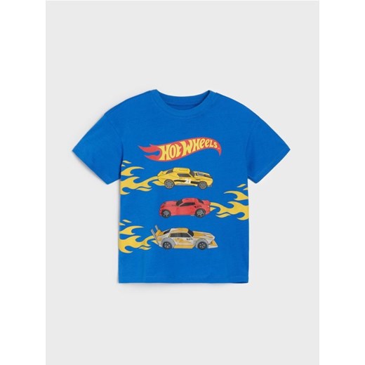 Sinsay - Koszulka Hot Wheels - mid blue ze sklepu Sinsay w kategorii T-shirty chłopięce - zdjęcie 184556989
