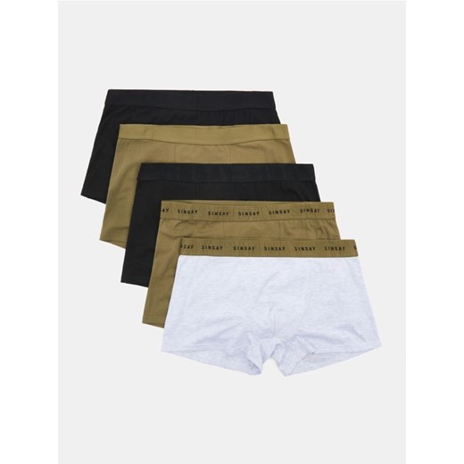 Sinsay - Bokserki Classic 5 pack - wielobarwny ze sklepu Sinsay w kategorii Majtki męskie - zdjęcie 184557096