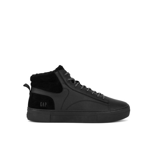 Sneakersy Gap PORTLAND CUP MID M GP505011AM-BKBK Czarny ze sklepu eobuwie.pl w kategorii Buty sportowe męskie - zdjęcie 184557187