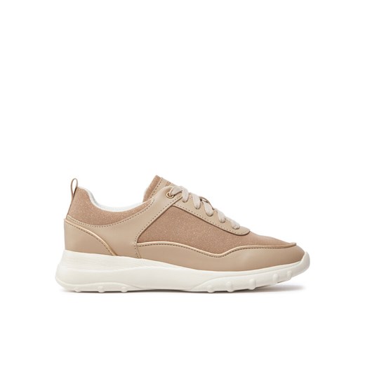 Sneakersy Geox D Alleniee D35LPB 054AS C5A5V Beżowy ze sklepu eobuwie.pl w kategorii Buty sportowe damskie - zdjęcie 184557216