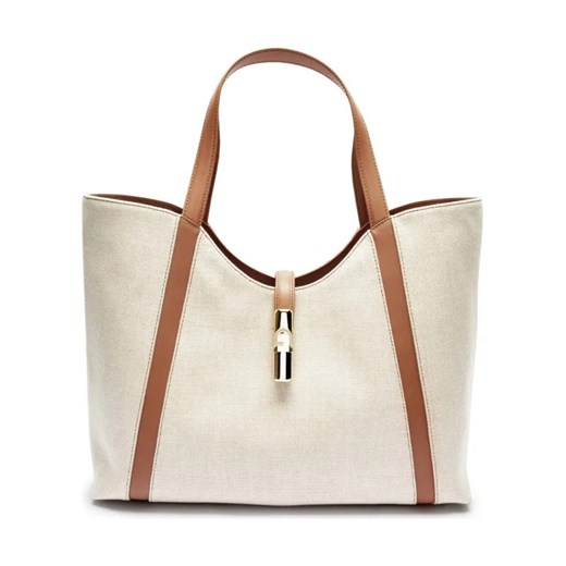 Furla Shopperka FURLA GOCCIA | z dodatkiem skóry ze sklepu Gomez Fashion Store w kategorii Torby Shopper bag - zdjęcie 184557966