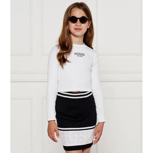 Guess Bluzka | Cropped Fit | stretch ze sklepu Gomez Fashion Store w kategorii Bluzki dziewczęce - zdjęcie 184558738