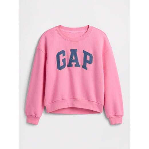 GAP Bluza w kolorze jasnoróżowym ze sklepu Limango Polska w kategorii Bluzy dziewczęce - zdjęcie 184559055