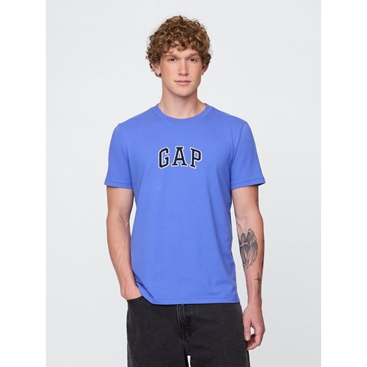 GAP Koszulka w kolorze niebieskim ze sklepu Limango Polska w kategorii T-shirty męskie - zdjęcie 184559468