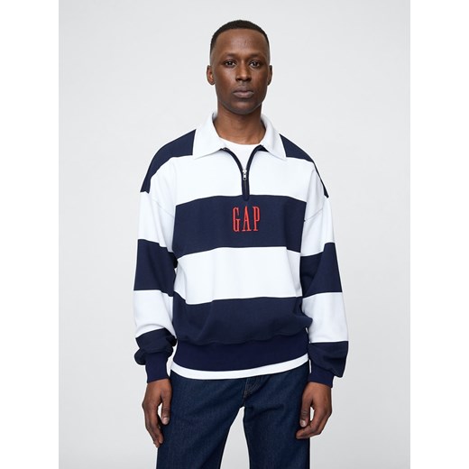 GAP Bluza w kolorze granatowo-białym ze sklepu Limango Polska w kategorii Bluzy męskie - zdjęcie 184559506