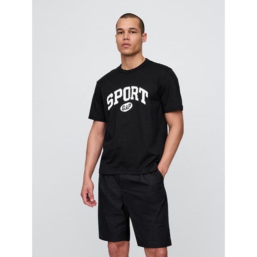 GAP Koszulka w kolorze czarnym ze sklepu Limango Polska w kategorii T-shirty męskie - zdjęcie 184559509