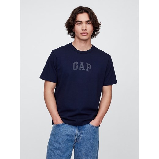 GAP Koszulka w kolorze granatowym ze sklepu Limango Polska w kategorii T-shirty męskie - zdjęcie 184559515