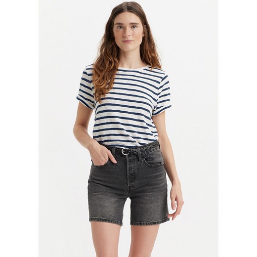 Levi&apos;s Koszulka w kolorze biało-granatowym ze sklepu Limango Polska w kategorii Bluzki damskie - zdjęcie 184559627