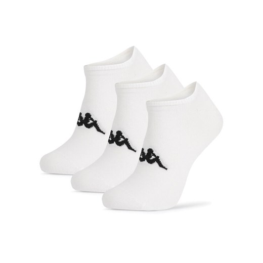 Skarpety niskie Kappa Z4441 AW24 (3-PACK) Biały ze sklepu eobuwie.pl w kategorii Skarpetki damskie - zdjęcie 184560377