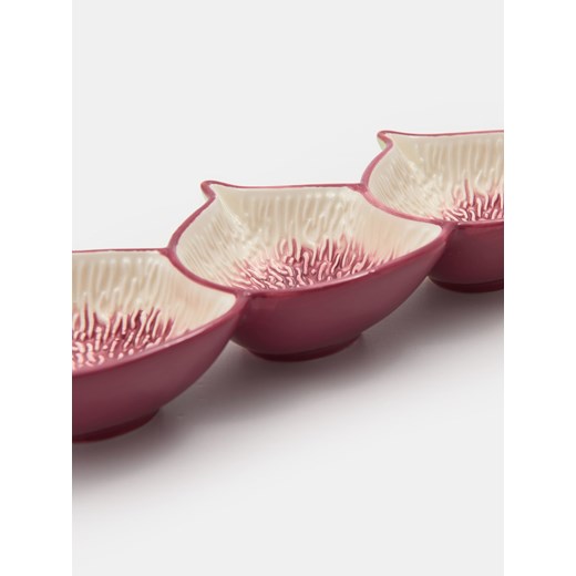 Sinsay - Taca do serwowania z trzema komorami - wielobarwny Sinsay One Size Sinsay