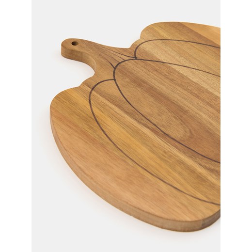 Sinsay - Drewniana deska do krojenia w kształcie dyni - beżowy Sinsay One Size Sinsay