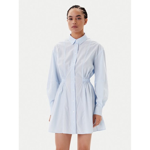 Tommy Jeans Sukienka koszulowa DW0DW21744 Błękitny Regular Fit ze sklepu MODIVO w kategorii Sukienki - zdjęcie 184562175