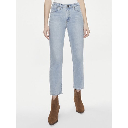 Lee Jeansy Carol 112348942 Niebieski Straight Fit ze sklepu MODIVO w kategorii Jeansy damskie - zdjęcie 184562178