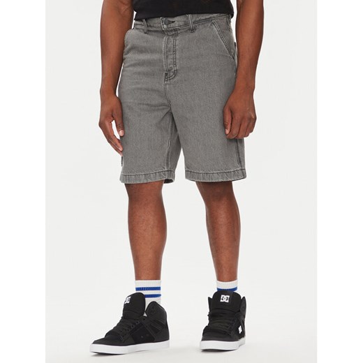 DC Szorty jeansowe Carpenter Baggy Short Rmg ADYS03019 Szary Baggy Fit ze sklepu MODIVO w kategorii Spodenki męskie - zdjęcie 184562295