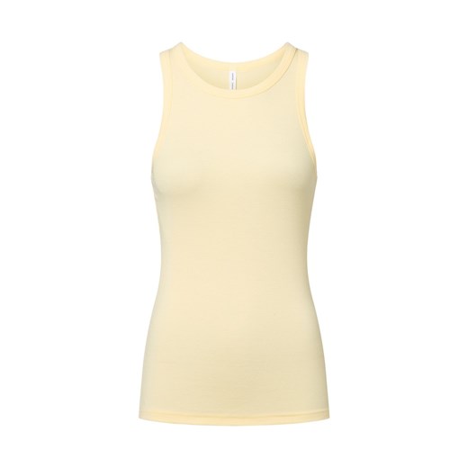 Samsøe Samsøe Damski podkoszulek - Alexo Kobiety Bawełna waniliowy jednolity ze sklepu vangraaf w kategorii Bluzki damskie - zdjęcie 184563216