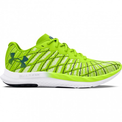 Męskie buty do biegania Under Armour UA Charged Breeze 2 - zielone ze sklepu Sportstylestory.com w kategorii Buty sportowe męskie - zdjęcie 184563719