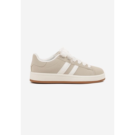 Buty sportowe damskie Born2be sneakersy z nubuku