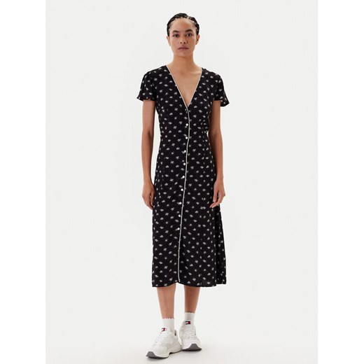 Tommy Jeans Sukienka codzienna DW0DW20884 Czarny Regular Fit ze sklepu MODIVO w kategorii Sukienki - zdjęcie 184565115
