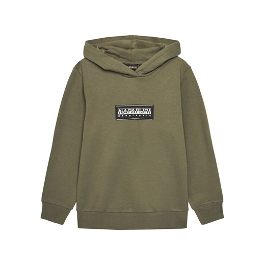 Napapijri Bluza B-Chamois NP0A4HY4 M Zielony Regular Fit ze sklepu MODIVO w kategorii Bluzy chłopięce - zdjęcie 184565116
