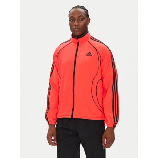 adidas Bluza Teamgeist adicolor JW5867 Czerwony Loose Fit ze sklepu MODIVO w kategorii Bluzy męskie - zdjęcie 184565188