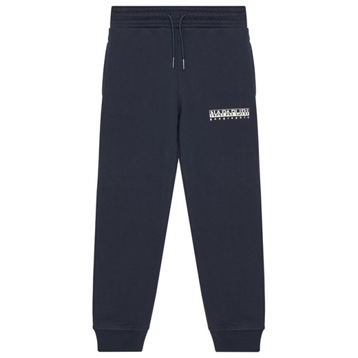Napapijri Spodnie dresowe M-Gori NP0A891C M Granatowy Regular Fit ze sklepu MODIVO w kategorii Spodnie chłopięce - zdjęcie 184565199