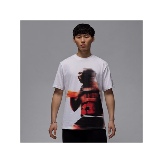 Męski T-shirt z nadrukiem Dri-FIT Jordan Sport - Biel ze sklepu Nike poland w kategorii T-shirty męskie - zdjęcie 184566168