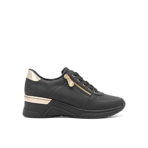 Sneakersy Rieker N4305-00 Czarny ze sklepu eobuwie.pl w kategorii Buty sportowe damskie - zdjęcie 184566617