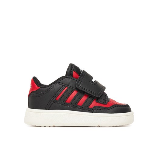 Sneakersy adidas Rapid Court JR1024 Czarny ze sklepu eobuwie.pl w kategorii Buty sportowe dziecięce - zdjęcie 184566637