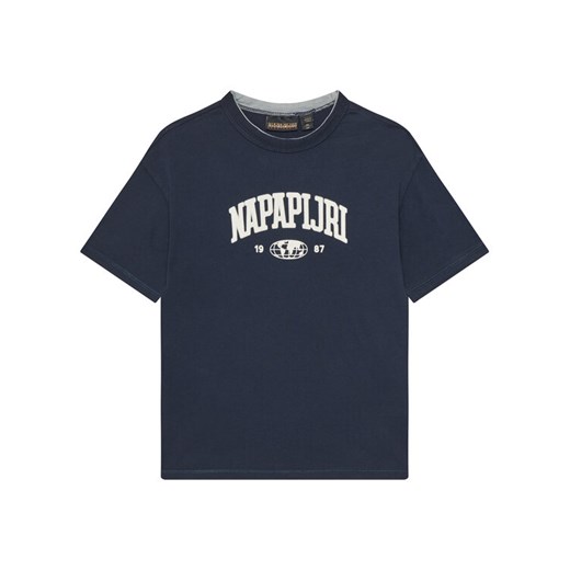Napapijri T-Shirt S-Inot NP0A891F M Granatowy Loose Fit ze sklepu MODIVO w kategorii T-shirty chłopięce - zdjęcie 184567966