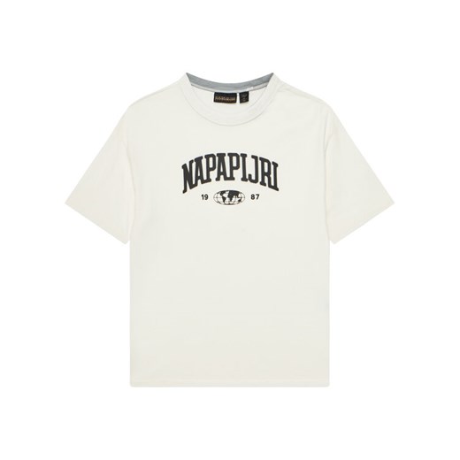 Napapijri T-Shirt S-Inot NP0A891F M Écru Regular Fit ze sklepu MODIVO w kategorii T-shirty chłopięce - zdjęcie 184568036