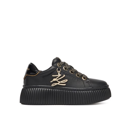 KARL LAGERFELD Sneakersy KL42376A Czarny ze sklepu MODIVO w kategorii Buty sportowe damskie - zdjęcie 184568037
