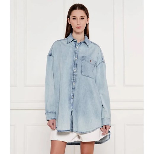 POLO RALPH LAUREN Jeansowa koszula | Relaxed fit ze sklepu Gomez Fashion Store w kategorii Koszule damskie - zdjęcie 184570356