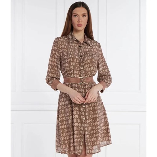 Liu Jo Jedwabna sukienka z paskiem ze sklepu Gomez Fashion Store w kategorii Sukienki - zdjęcie 184570357