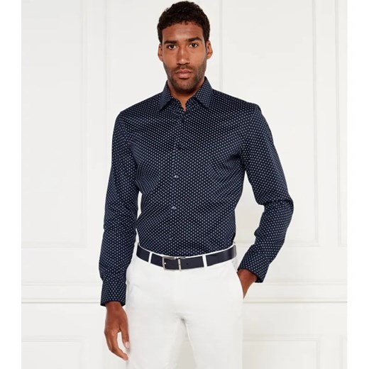 BOSS BLACK Koszula H-HANK-kent-C1-214 | Slim Fit | stretch ze sklepu Gomez Fashion Store w kategorii Koszule męskie - zdjęcie 184570616