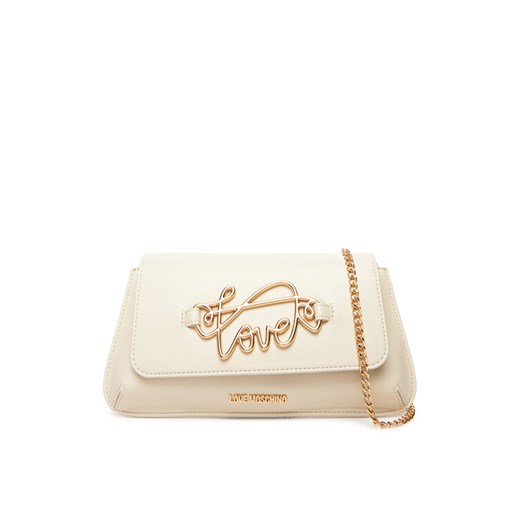 Torebka LOVE MOSCHINO JC4266PP0MKG0110 Écru ze sklepu eobuwie.pl w kategorii Kopertówki - zdjęcie 184570777