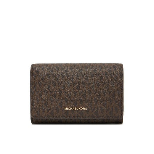 Duży Portfel Damski MICHAEL Michael Kors 32T5GJ6D9B Brązowy ze sklepu eobuwie.pl w kategorii Portfele damskie - zdjęcie 184570795