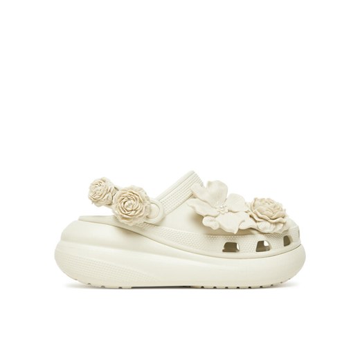 Klapki Crocs Crush Bouquet Clog 211448 Beżowy ze sklepu eobuwie.pl w kategorii Klapki damskie - zdjęcie 184570815