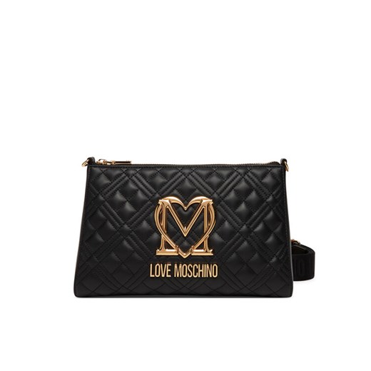 Torebka LOVE MOSCHINO JC4300PP0MK1200A Czarny ze sklepu eobuwie.pl w kategorii Listonoszki - zdjęcie 184570828